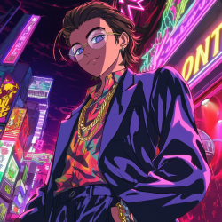 Midjourney Prompt for People in 90s Anime Vibes