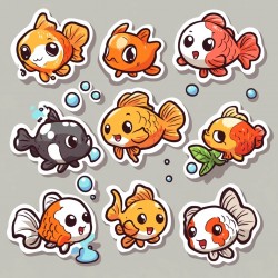 Midjourney Prompt for Sticker Critters