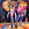 Midjourney Prompt for Vibrant Animal Oil Painting