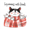 Midjourney Prompt for Cozy Companions in Plaid