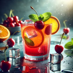 Cherry and Orange Fruit Punch