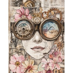 Midjourney Prompt for Steampunk Scrapbooking Pages