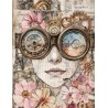 Midjourney Prompt for Steampunk Scrapbooking Pages