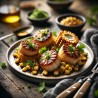 Grilled Scallops with Miso-Corn Salad