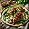 Grilled Za'atar Chicken with Garlic Yogurt and Cilantro