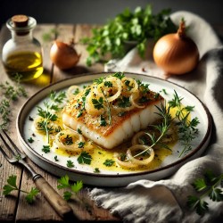 Onion Butter Cod