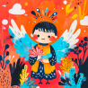 Midjourney Prompt for Whimsical Folk Art Illustration