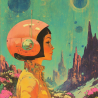 Midjourney Prompt for Vintage Sci Fi Illustration