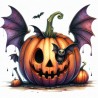 DALL-E Prompt for Spooky Halloween Pumpkins Illustrations