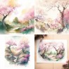 Enchanted Japanese Watercolor Scenes