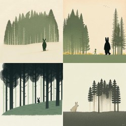 Simplistic Children's Book Art