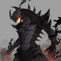 Midjourney Prompt for Dark Humanoid Pokemon