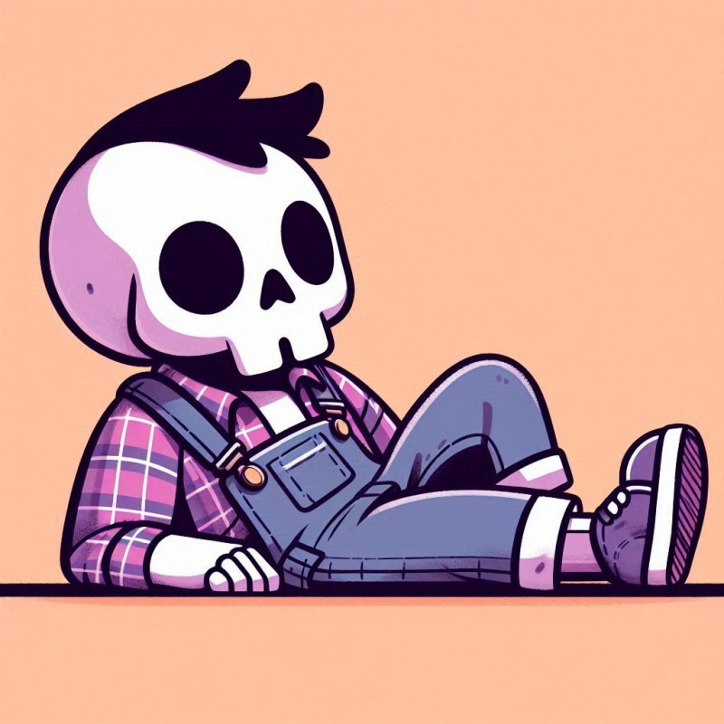 DALL-E Prompt for Animated Skeleton Characters