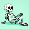 DALL-E Prompt for Animated Skeleton Characters