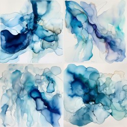 Serene Abstract Watercolor Art