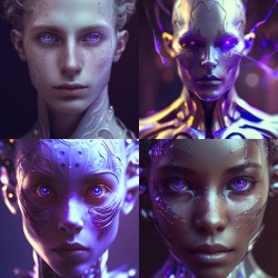 Ethereal Android Portraits