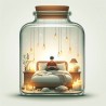 DALL-E Prompt for Cozy bottles creations,