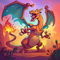 Midjourney Prompt for Vibrant Pokemon Art