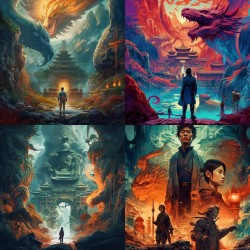 Cinematic Fantasy Adventure Posters