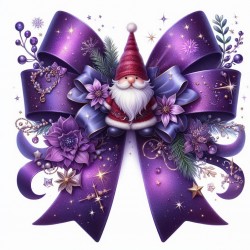 DALL-E Prompt for Christmas Bows Illustrations