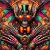 DALL-E Prompt for Steampunk Psychedelic Halloween Artworks