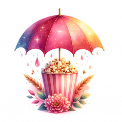 DALL-E Prompt for Movie Snack Style Clipart