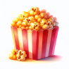 DALL-E Prompt for Movie Snack Style Clipart