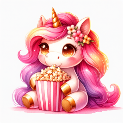 DALL-E Prompt for Movie Snack Style Clipart