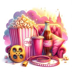 DALL-E Prompt for Movie Snack Style Clipart