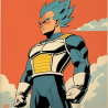 Midjourney Prompt for Vintage Comic Book Dragon Ball