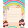 Midjourney Prompt for  Kids Planner Pages