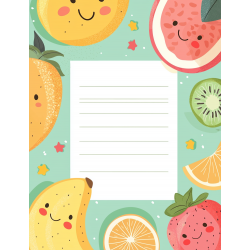 Midjourney Prompt for  Kids Planner Pages