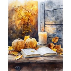 Midjourney Prompt for Cozy Autumn Junk Journal