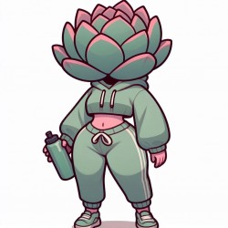 DALL-E Prompt for Botanical Fashion Characters