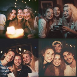 Retro Party Snapshots