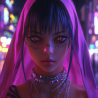 Midjourney Prompt for Cyberpunk Confidence