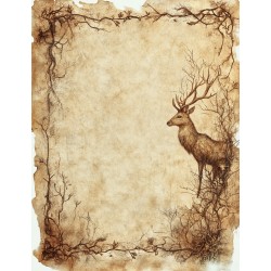 Midjourney Prompt for Fantasy Animal Journal Pages