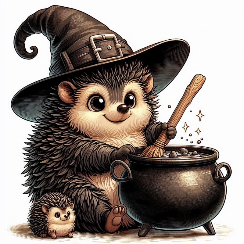 DALL-E Prompt for Fuzzy Cauldron Critters