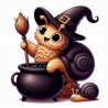 DALL-E Prompt for Fuzzy Cauldron Critters