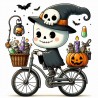 DALL-E Prompt for "Spooky Cyclists"