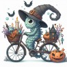 DALL-E Prompt for "Spooky Cyclists"