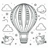 DALL-E Prompt for Creative Coloring Pages