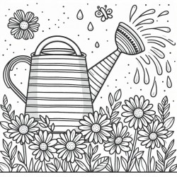 DALL-E Prompt for Creative Coloring Pages