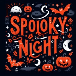 DALL-E Prompt for Halloween Themed Text Illustrations