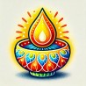 DALL-E Prompt for Festive Colorful Diwali Clipart