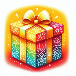 DALL-E Prompt for Festive Colorful Diwali Clipart