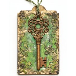 Midjourney Prompt for Victorian Steampunk Junk Journal Tag