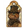 Midjourney Prompt for Steampunk Portrait Junk Journal Tag