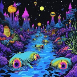 Midjourney Prompt for Bizarre Surreal Psychedelic Madness