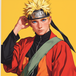 Midjourney Prompt for Naruto Shippuden Character Masterpiece